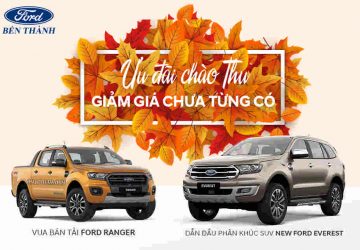 Bảng Giá Xe Ford Tháng 8/2019;